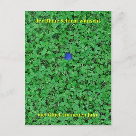 Postkarte - Neujahr Briefkaart (Voorkant)