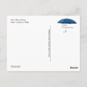 Postkarte - neulich im Wald Briefkaart (Achterkant)