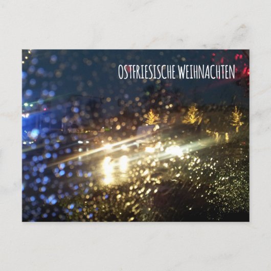 Postkarte „Ostfriesische Weihnachten“ Briefkaart (Voorkant)