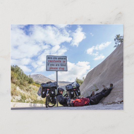 Postkarte - please stop briefkaart (Voorkant)