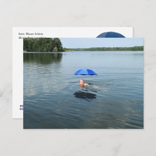 Postkarte - Rettungsschirm Briefkaart (Voorkant / Achterkant)