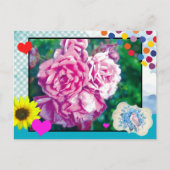 Postkarte Rose und mehr Briefkaart (Voorkant)