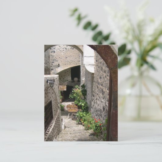 Postkarte Santorini Fira Briefkaart (Staand voorkant)