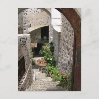 Postkarte Santorini Fira Briefkaart