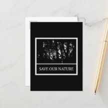 Postkarte "Save Our Nature"