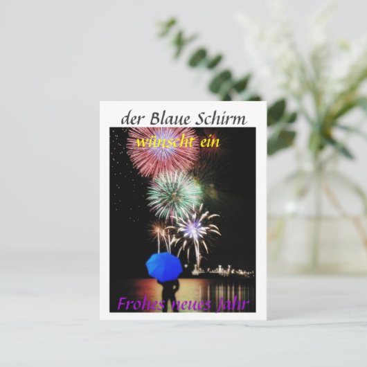Postkarte - Silvester Briefkaart (Staand voorkant)