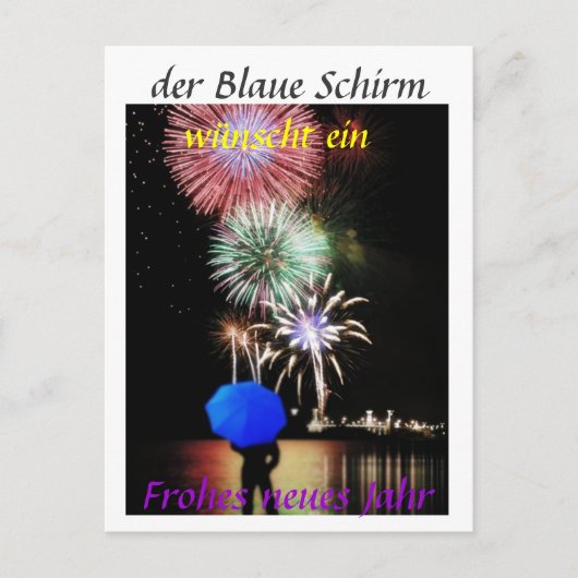 Postkarte - Silvester Briefkaart (Voorkant)