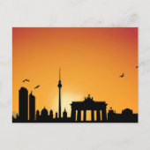 Postkarte Skyline Berlin Briefkaart (Voorkant)