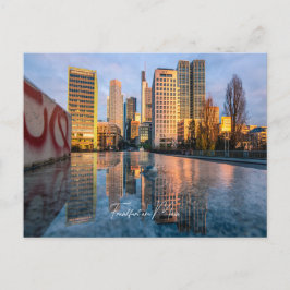 Postkarte Skyline Frankfurt am Main  Briefkaart