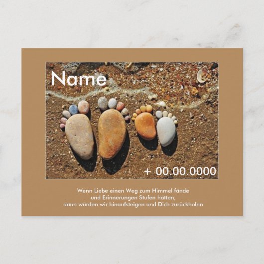 Postkarte Sternenkind Briefkaart (Voorkant)