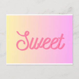 Postkarte - "Sweet" Briefkaart
