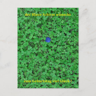 Postkarte - Viel Glück Briefkaart