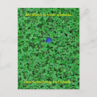 Postkarte - Viel Glück Briefkaart