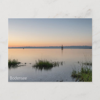 Postkarte vom Bodensee mit Alpen Briefkaart
