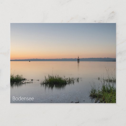 Postkarte vom Bodensee mit Alpen Briefkaart (Voorkant)