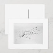 Postkarte Zeichnung Bleistift Hannover Landschaft Briefkaart (Voorkant / Achterkant)