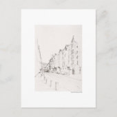 Postkarte Zeichnung Bleistift Hannover Landschaft Briefkaart (Voorkant)