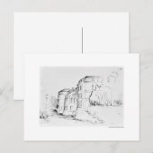 Postkarte Zeichnung Bleistift Hannover Landschaft Briefkaart (Voorkant / Achterkant)