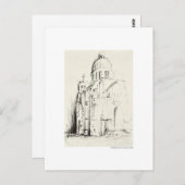 Postkarte Zeichnung Bleistift Hannover Landschaft Briefkaart (Voorkant / Achterkant)