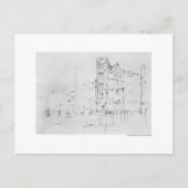 Postkarte Zeichnung Bleistift Hannover Landschaft Briefkaart (Voorkant)