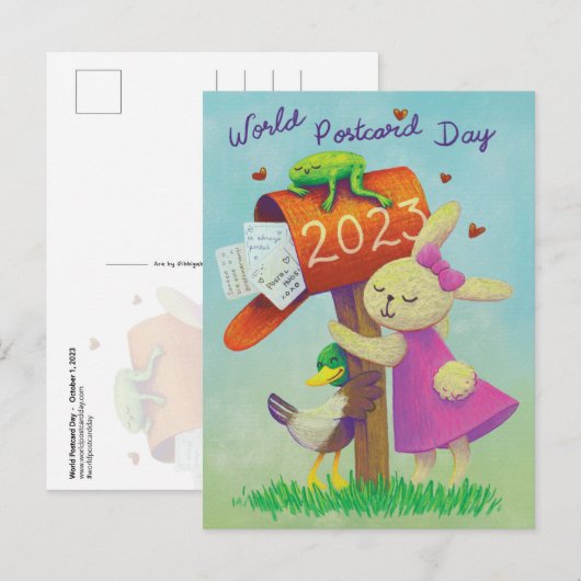 Postknuffels (Werelddag van het Briefkaart 2023) (Voorkant / Achterkant)