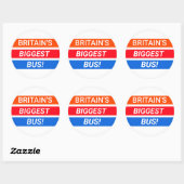 postkoets-Sticker Ronde Sticker (Vel)