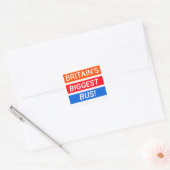 postkoets-Sticker Vierkante Sticker (Envelop)