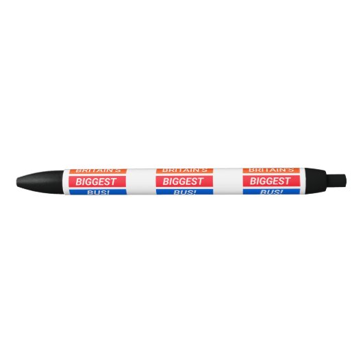 postkoetsenpen zwarte inkt pen (Voorkant)