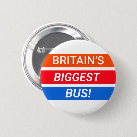 postkoetspas ronde button 5,7 cm (Voorkant /achterkant)