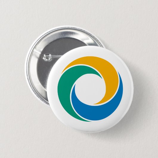 postkoetspas ronde button 5,7 cm (Voorkant /achterkant)