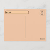 Postkruising Confident Kangaroo Briefkaart (Achterkant)