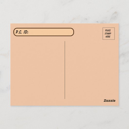 Postkruising Confident Kangaroo Briefkaart (Achterkant)