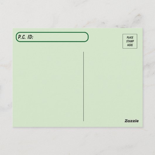 Postkruising - Florida Cottonmouth in het moeras Briefkaart (Achterkant)