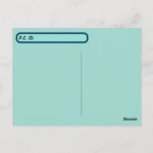 Postkruising Florida Manatee and Baby w ID Box Briefkaart (Achterkant)