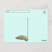 Postkruising Florida Manatee and Baby w ID Box Briefkaart (Achterkant)