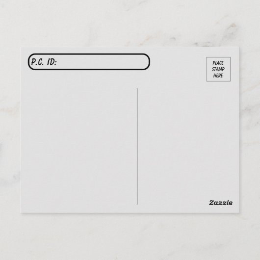 Postkruising - Foggy Maine Morning Briefkaart (Achterkant)