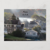 Postkruising - Foggy Maine Morning Briefkaart (Voorkant)