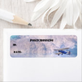 Postkruising-ID luchtpost Etiket (Insitu)