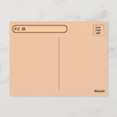 Postkruising Kangaroo Rolling/Spelen Briefkaart (Achterkant)