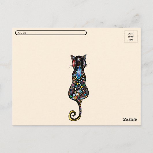 Postkruising - Kat Pic - Sundrop en Teddy Bear Briefkaart (Achterkant)