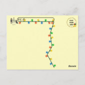 Postkruising - Kerstmis van Nova Golden Retriever Briefkaart (Achterkant)