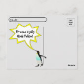 Postkruising King Penguins Funny Birthday Briefkaa Briefkaart (Achterkant)