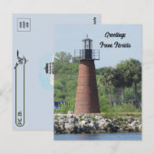 Postkruising Lighthouse Lake Tohopekaliga Florida Briefkaart (Voorkant / Achterkant)