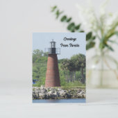 Postkruising Lighthouse Lake Tohopekaliga Florida Briefkaart (Staand voorkant)