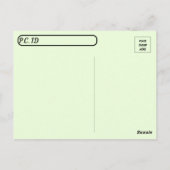 Postkruising: Monarch Butterfly & Caterpijler Briefkaart (Achterkant)