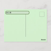 Postkruising - Pic of a lion Briefkaart (Achterkant)