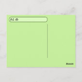 Postkruising Queen Butterfly & Monarch met ID Box Briefkaart (Achterkant)