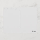 Postkruising Red Umbrella Girl Briefkaart (Achterkant)