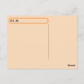 Postkruising Sleeping Baby Kitten met ID Box Briefkaart (Achterkant)