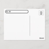 Postkruising - Tuffy McDuff rond het wereldkat Briefkaart (Achterkant)